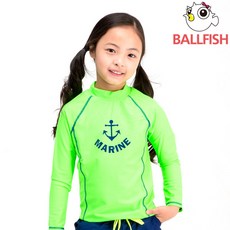 [볼피시] [볼피쉬] 주니어 아동 래쉬가드 수영복 상의 티셔츠 마린2 BBR0108