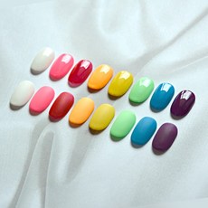 유리미 젤네일 셀프 글리터 컬러젤 8개 세트, 1세트, A세트