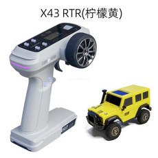 4WD RC카 오프로드 143 LDARC X43 시뮬레이션 RTR 크롤러 RC 카 풀타임 탁상용 오프로드 차량 원격 조종 소형 산악 자동차 장난감 부품