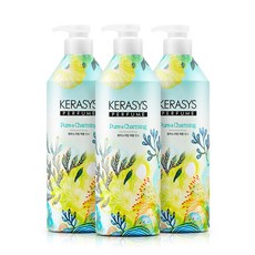 애경 케라시스 퍼퓸 퓨어차밍 린스 980ml, 3개