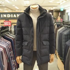 인디안 겨울 20FW 모자탈부착 덕다운 롱사파리점퍼 NC불광점