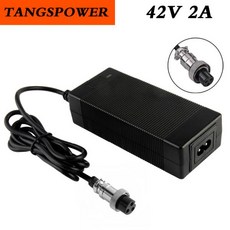 리튬 이온 배터리 팩 충전기 고속 충전 3P GX16 커넥터 42V 2A 10S 36V, 05 미국, 01 CHINA