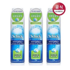 쉬크 하이드로 스킨디펜스 쉐이브젤 199gx3개, 없음, 상세설명 참조
