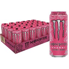 몬스터에너지 Ultra Rosa Zero Sugar 울트라 로사 무설탕 473ml 24캔, 1개