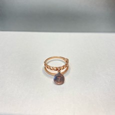 팔로스트 14k두줄반지 14k코인반지