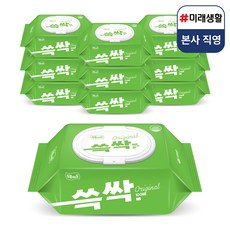 잘풀리는집 X 도착보장 쓱싹 오리지널 물티슈 100매 10개