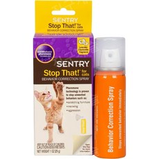 SENTRY Stop That! For Cats 반려묘 공격성 완화 행동교정 스프레이 1온스, 1개