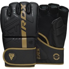 RDX 오픈핑거 그로브 KARA 시리즈 종합격투기 MMA 권투 트레이닝 글로브 일본 정품, 골드