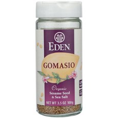 Eden Foods Salt Gomasio Ssme Sd Org, 100g, 1개