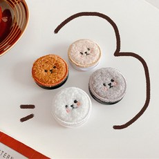 귀염뽀짝 댕댕이 스마트톡 커플아이템 크리스마스선물 답례품 추천, 화이트