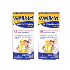 Vitabiotics Wellkid Multivitamin Liquid150ml 2pack 비타바이오틱스 웰키드 멀티비타민 리퀴드 150ml 2팩, 2개