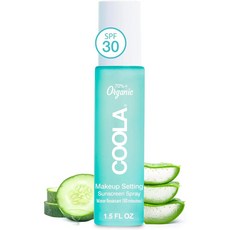 COOLA 자연주의 메이크업 세팅 스프레이 SPF30 수분 메이크업 프로텍션 & 선스크린 44ml, 4개