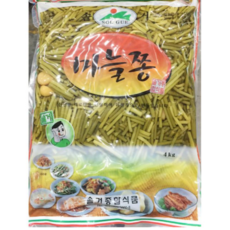 원효 가게 식당용 업소용 일식 식자재 대용량 절임 밑 반찬 마늘쫑 4kg 1개