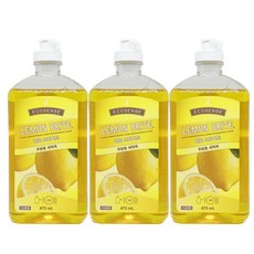 멜라루카 레몬 브라이트 주방세제 레몬향 473ml X 3개 + KF94마스크 1매