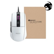 로캣 버스트 코어 Burst Core 게이밍 마우스 벌크 (White), 화이트