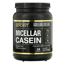 캘리포니아 골드 뉴트리션 CGN 느린흡수 미셀라 카제인 프로틴 게이너 Micellar Casein Protein 무향 16oz