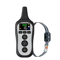 usb dog training electric collar pet dog 800m remoter control course 짖는 진동 전자 ecollar 방수 장치, 블랙 원 칼라, 1개
