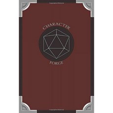 Character Forge : Dungeon Master NPC Tracker Notebook 빠른 참조를 위해 마이너 및 메이저 npcs를 추, 단일옵션