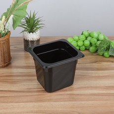 업소용 PC 밧드 블랙 6분의 1 밧트 6인치 176x162x152mm, 블랙 6분의1 6인치 15.2cm 밧드, 1개