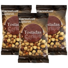 Carrefour 까르푸 로스티드 헤이즐넛 200g 3팩, 3개