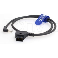에온빅 12V V 마운트 D-탭 2 1x5 5mm DC 배럴 전원 케이블 아토모스 쇼군 모니터 직각 699478, Right angle DC Cable