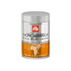 직구 커피 Illy Monoarabica Ethiopia Whole Bean Coffee Orange Band 6 Count, 수량, 상세참조