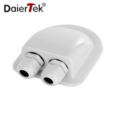 DaierTek ABS 더블 태양광 케이블 입구 글랜드 하우징 모든 케이블 유형 4mm ² ~ 12mm ² 태양광용 내후성 케이블 입구 플레이트