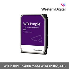 Western Digital WD PURPLE 5400/256M WD43PURZ 4TB - wd43purz