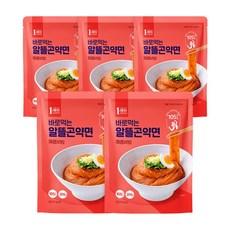 1am 바로먹는 알뜰 곤약면 매콤비빔 모음, 5팩