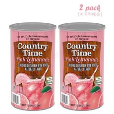 [미국직배송]컨츄리타임 핑크 레모네이드 Country Time Pink Lemonade 2.33kg 2개, 2통, 1통