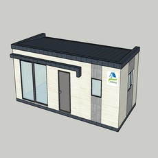 [스칸디미니] 미니하우스 M23B / 이동식주택 / 프리미엄 농막 / 초소형주택 / 타이니하우스 / 주말주택 / 세컨드하우스 / 소형전원주택 / 맞춤설계제작
