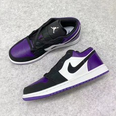 나이키 에어조던 1 로우 Court Purple 퍼플 553558-125 +나이키 양말 무료증정 군성이네N23