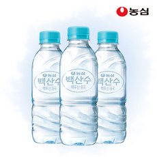 백산수 무라벨 생수, 330ml, 20개