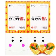 유유제약 츄어블 비타민C 유판씨 팝 오렌지맛 120정X2통/기미 주근깨 피로회복, 2개, 120정