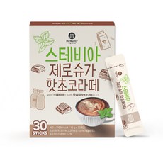 맥널티커피 스테비아 제로슈가 핫초코 라떼, 15g, 1개입, 30개
