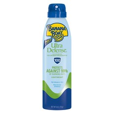 Banana Boat Ultra Defense Clear Sunscreen Spray SPF 100 6oz | Lightweight Sunscreen Banana Boat, 226.8g, 1개