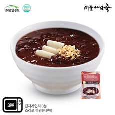 [DO603][서울마님죽]엄마의맛 든든한 아침식사 단팥죽500gx3봉, 500g