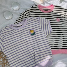 쏘잉스 원단 대폭 와플원단 6mm 스트라이프 6종 C0, 네이비