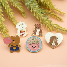곰돌이브로치