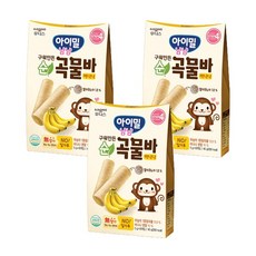 일동후디스 아이밀냠냠 구워만든 순곡물바, 3개, 바나나