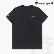 르꼬끄 스몰로고 폴리스판 반팔티 QO123TRS15 BLK