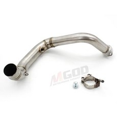 오토바이 시스템 배기 머플러 탈출 슬립온 Bmw G310R G310Gs 310R G 310Gs 중간 접촉 파이프 피트 자전거 엘보 모터크로스, 1개