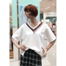 베네통 [베네통] W몰 언발 수술 칼라믹스 니트 BATS20941