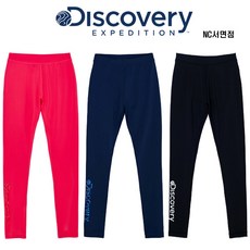 디스커버리 여성 기본 로고형 워터 레깅스 DWSB2L931NCBS