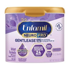 엔파밀 0~12개월 뉴로프로 젠틀이즈 인펀트 분유 19.5oz 552g Enfamil NeuroPro Gentlease Infant Powder, 1개