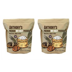 Anthony's 맥아 효소 파우더 680g 2팩 드라이 몰트 Anthony's Dry Malt Diastatic Powder: Vegan Friendly, 2개