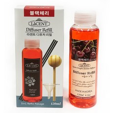 라센트 디퓨저 리필액 120ml, 블랙체리, 1개