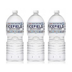 아이스필드 캐나다 빙하수, 2L, 6개