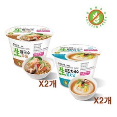 한국면가 생쌀면 멸치잔치국수(171g) X 2개+우동(215g) X 2개, 1개