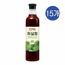 백설 매실청, 15개
